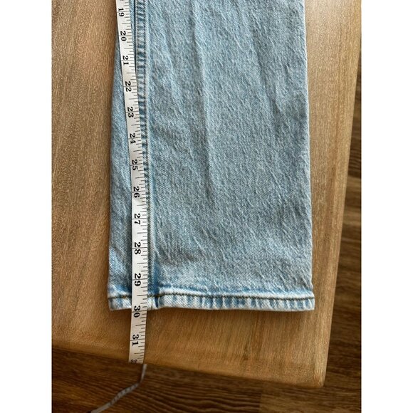 Abercrombie The 90's Straight Ultra High Rise Curve Love Size 25 Medium Wash - Picture 4 of 5